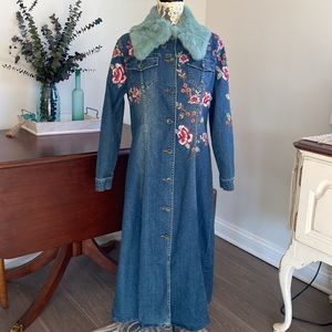 Blue jean jacket. Western Ranch Rodeo attire